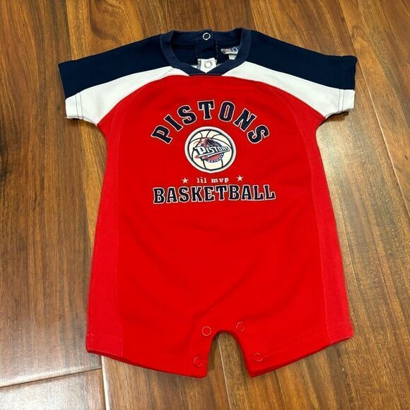 Detroit Pistons NBA lil MVP basketball romper - Picture 1 of 4